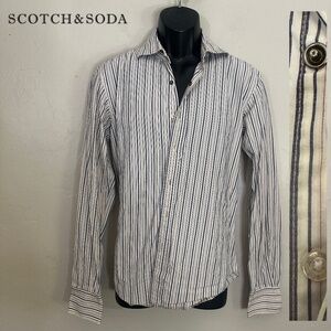 Scotch & Soda Long Sleeve Shirt Large Gently worn Cotton blend no fabric tag